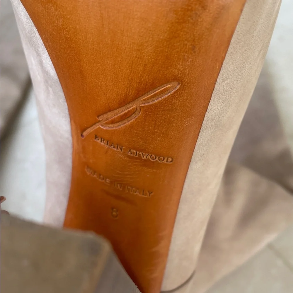 Brian Atwoood tall platform heeled boots size 8 - Picture 3 of 16